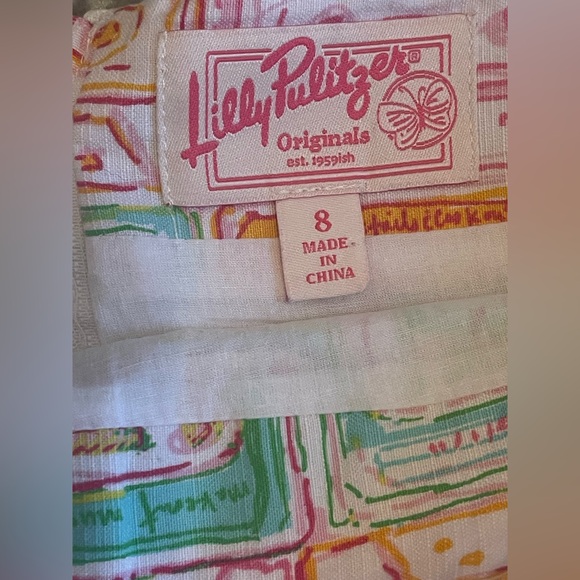Lilly Pulitzer Summer Mix Tape Skirt - Picture 8 of 8